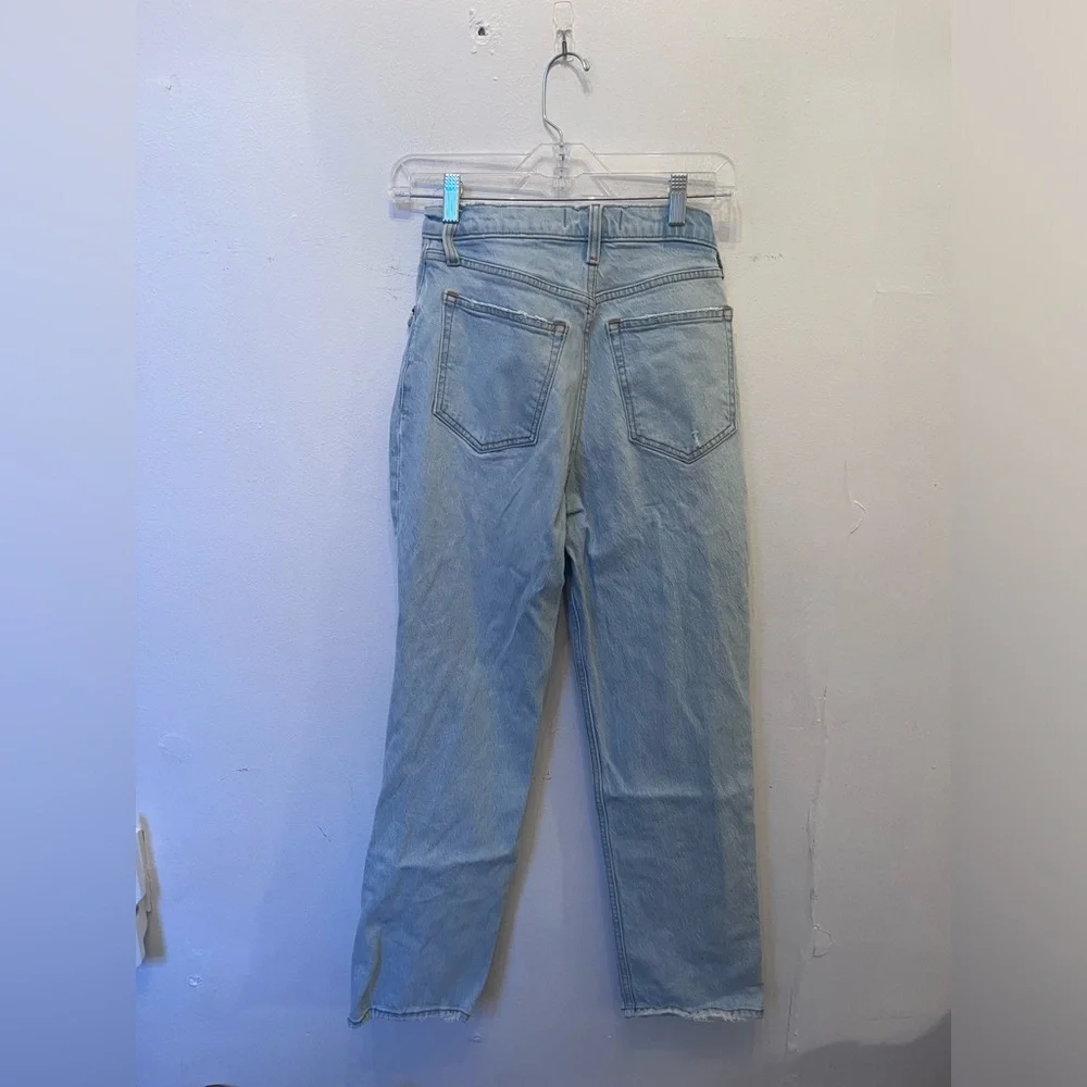 Abercrombie & Fitch 90s Straight Ultra High Rise Jean Curve Love Size 4L - Picture 3 of 4